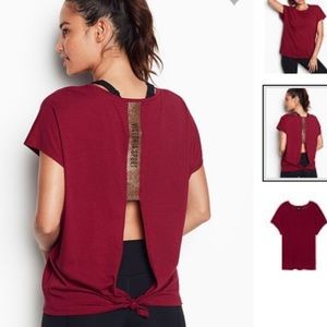Victoria Sport Tie Back Tee XL